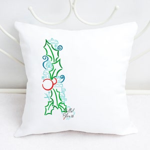 Kerst borduurwerk-Kerstdorp #7-Bean Stitch satijn Stitch-Instant Download