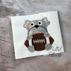 Bulldogs Applique - Dawgs Football Mascot Embroidery Applique Design - Dawgs Mascot - Digital download