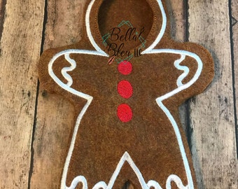 Elf Sweater - ITH Elf Shirt - Gingerbread Man Costume Elf  - In the hoop machine embroidery design - instant download - Inspired Friends