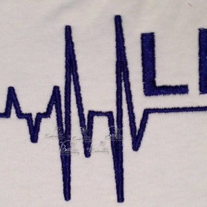 Battement de coeur de coeur d&#39;un LPN remplir la machine Embroidery Designs Design Design