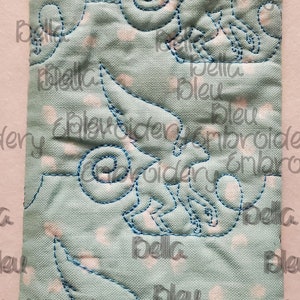 In the Hoop, Glasses Case, Flying monkey Stipple Glass Case Embroidery design,  ITH embroidery design