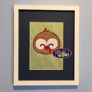 Thanksgiving Turkey Face Head Machine Applique Embroidery Designs Design Instant download