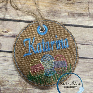 ITH Easter Ornament - In the Hoop ornament - Easter Ornament  - Instant Download - Machine Embroidery Design