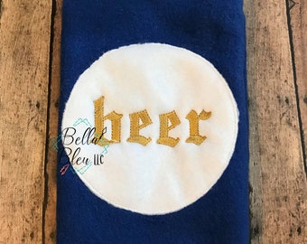 Suéter de Elfo - Camisa de Elfo ITH - Fantasia de Elfo feita com Lata de Cerveja - Desenho para bordado à máquina no bastidor - Download instantâneo
