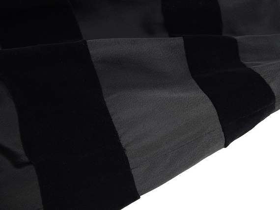 1950s style black boat neck dress, Handmade horiz… - image 10