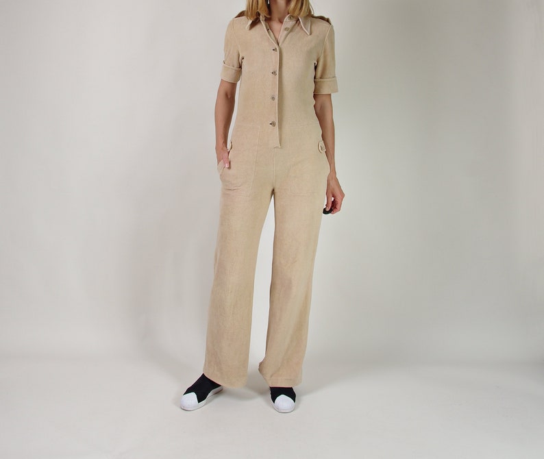 70s flared jumpsuit