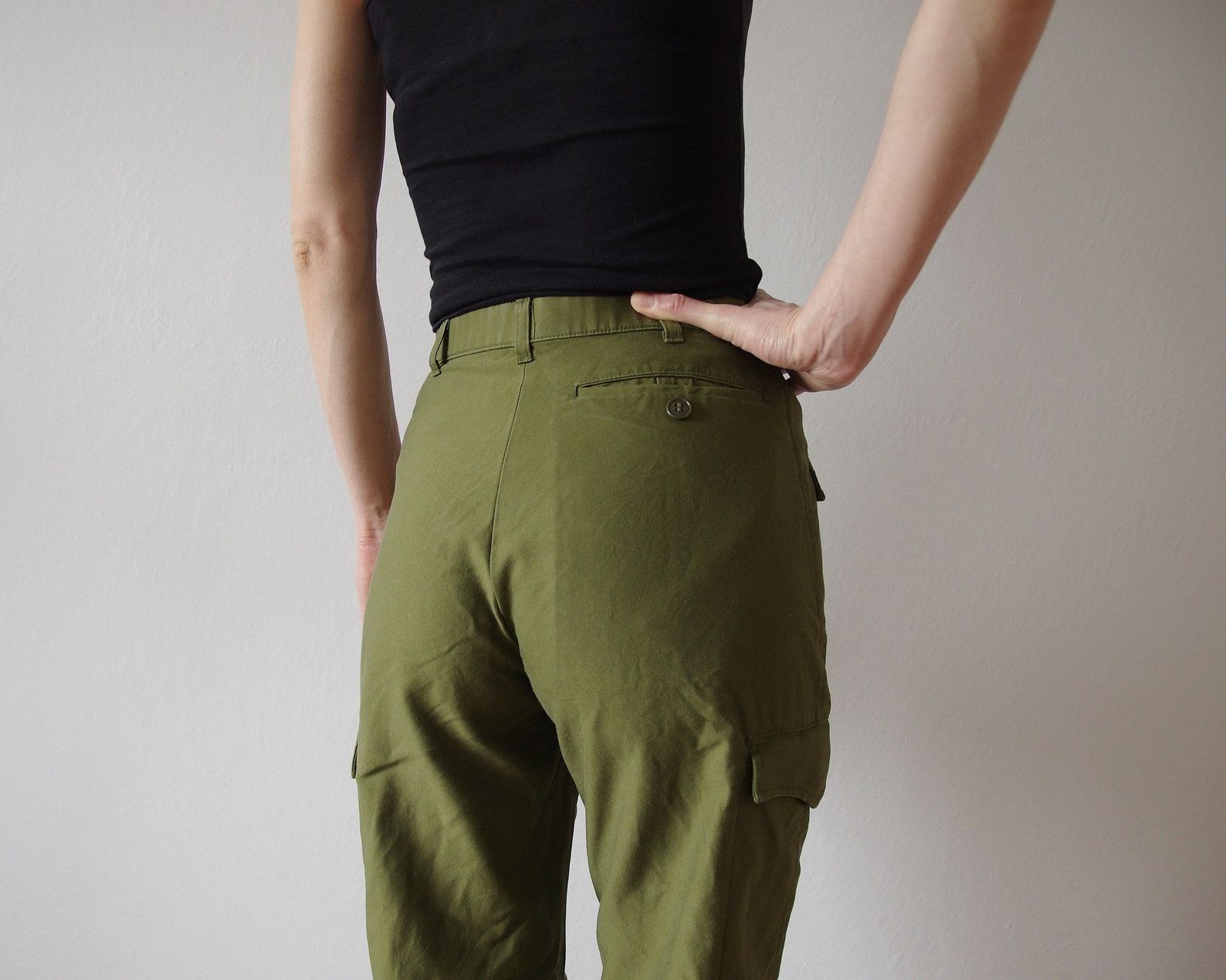 80s Army cargo pants Vintage olive military combat trousers | Etsy