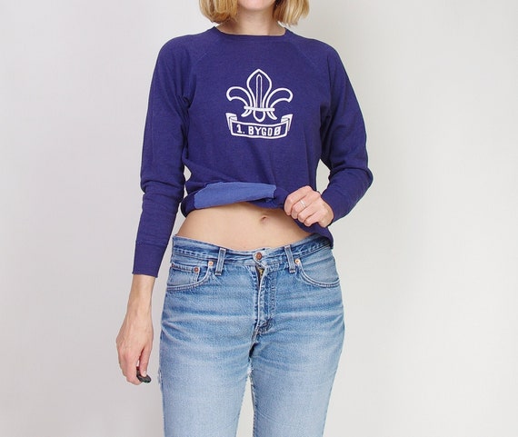 60s Scouts Crewneck, Vintage Bygdo Norway Sweatshi