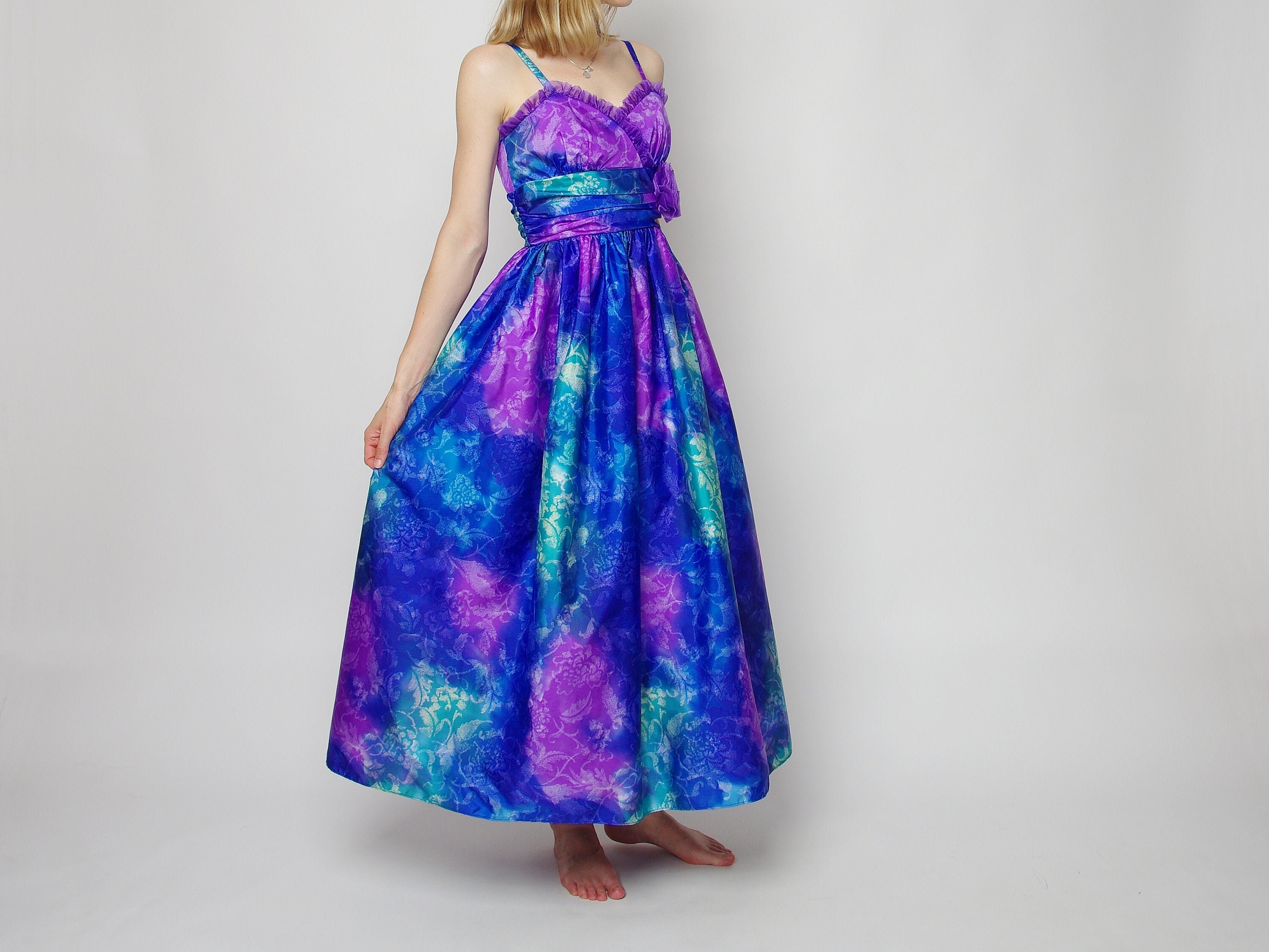 1980s Mermaid Ball Dress by Trina Lewis 