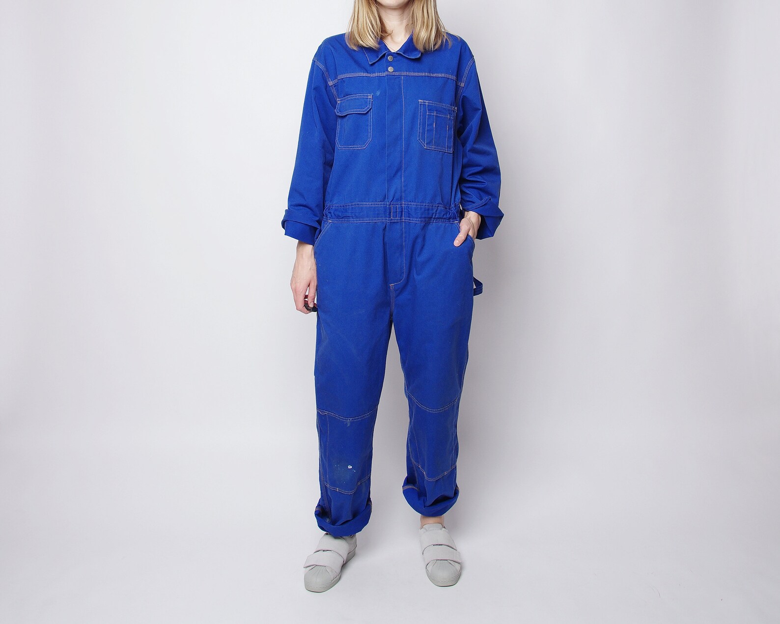 Y2K Mens Workwear Jumpsuit Vintage Worker Coveralls Garage Etsy