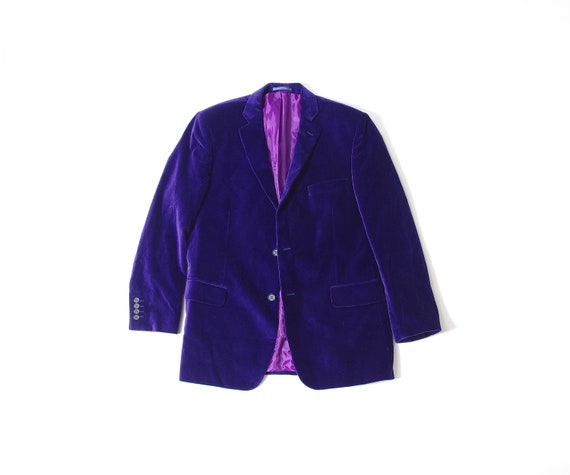 90s Velvet Dinner Jacket, Joker Vibes, Vintage Pur