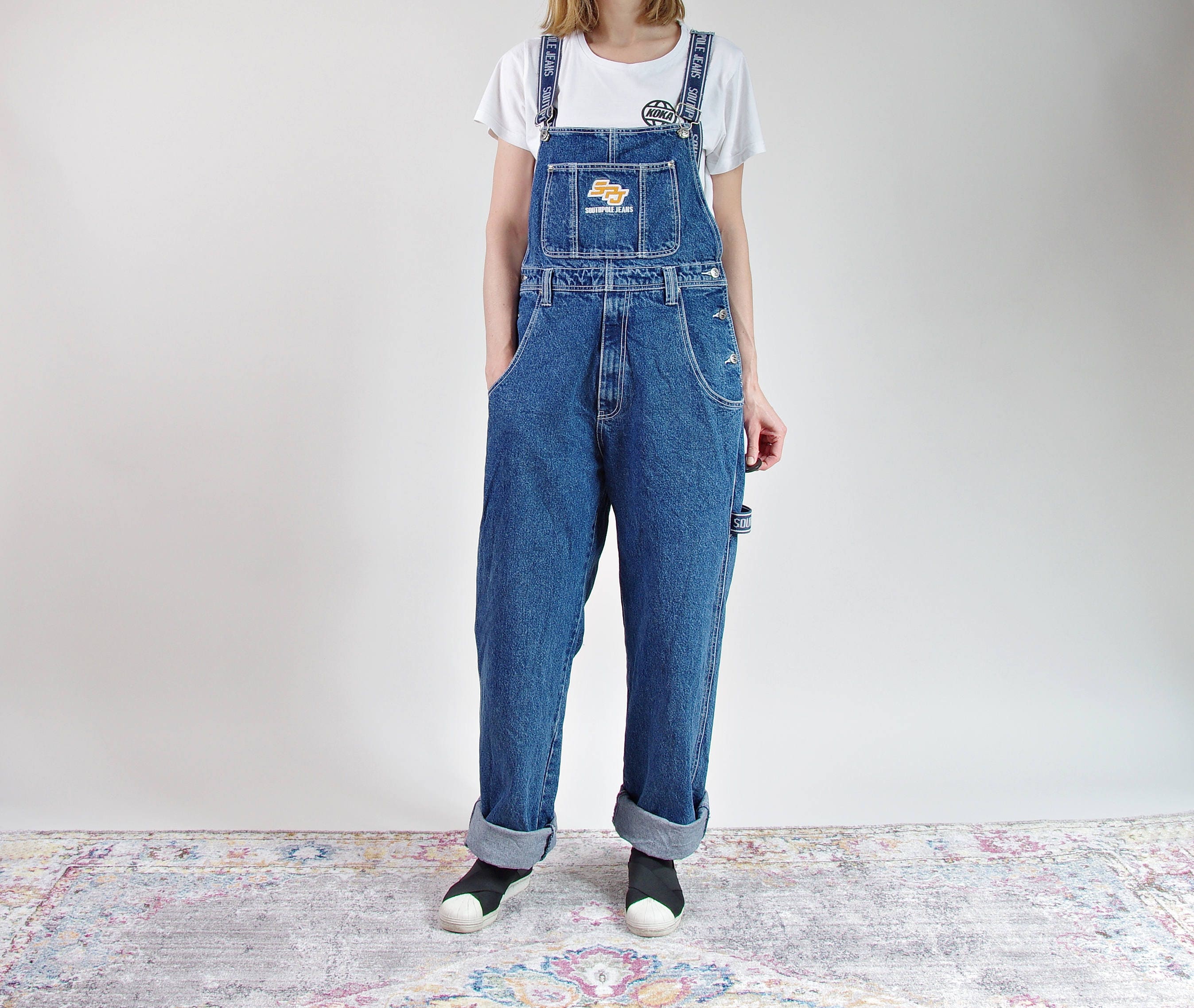 denim overalls 90s