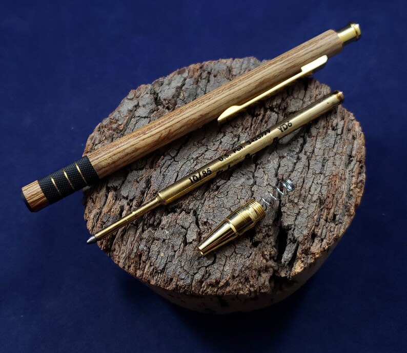 Vintage Ballpoint Futura by Fisher Space Pen Wood Finish 1980s