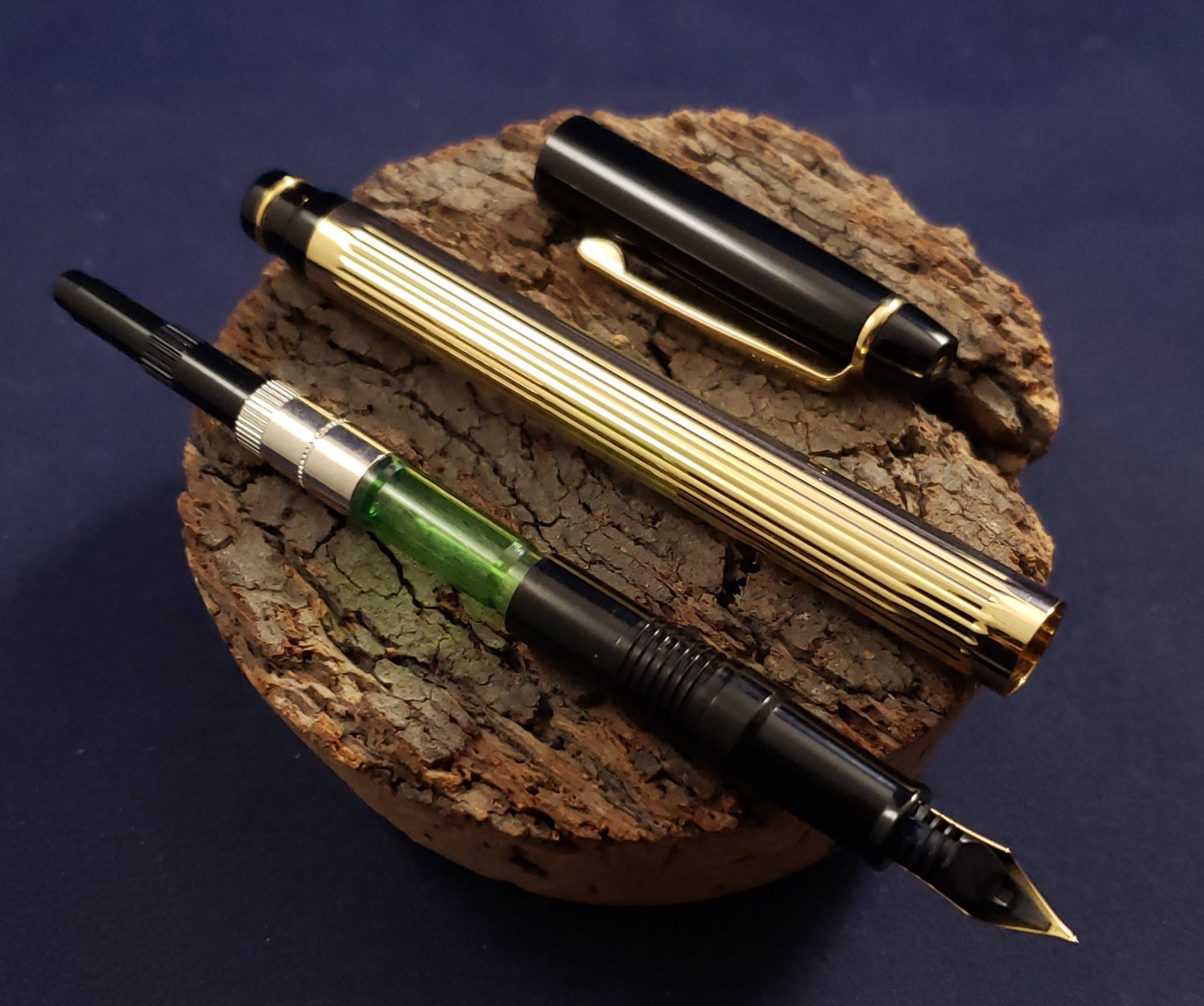 Cross Metropolis Fountain Pen Rare 18k Gold Fine Nib Used Etsy