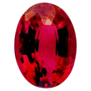 1.76 Ct. Rubellite Tourmaline Natural Earth Mined Oval Cut Loose Gem image 1