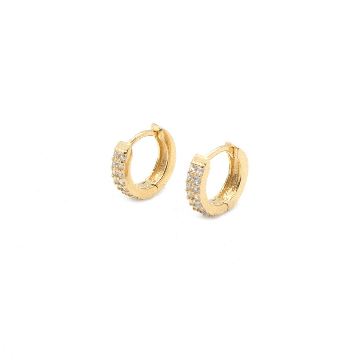 Anouk Double Huggie Hoops