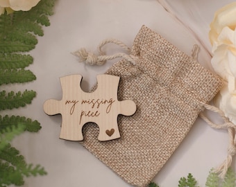 My Missing Piece Romantique Saint Valentin Amour Cadeau Souvenir Pour Lui Elle