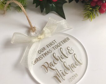 our first christmas etsy our first christmas together
