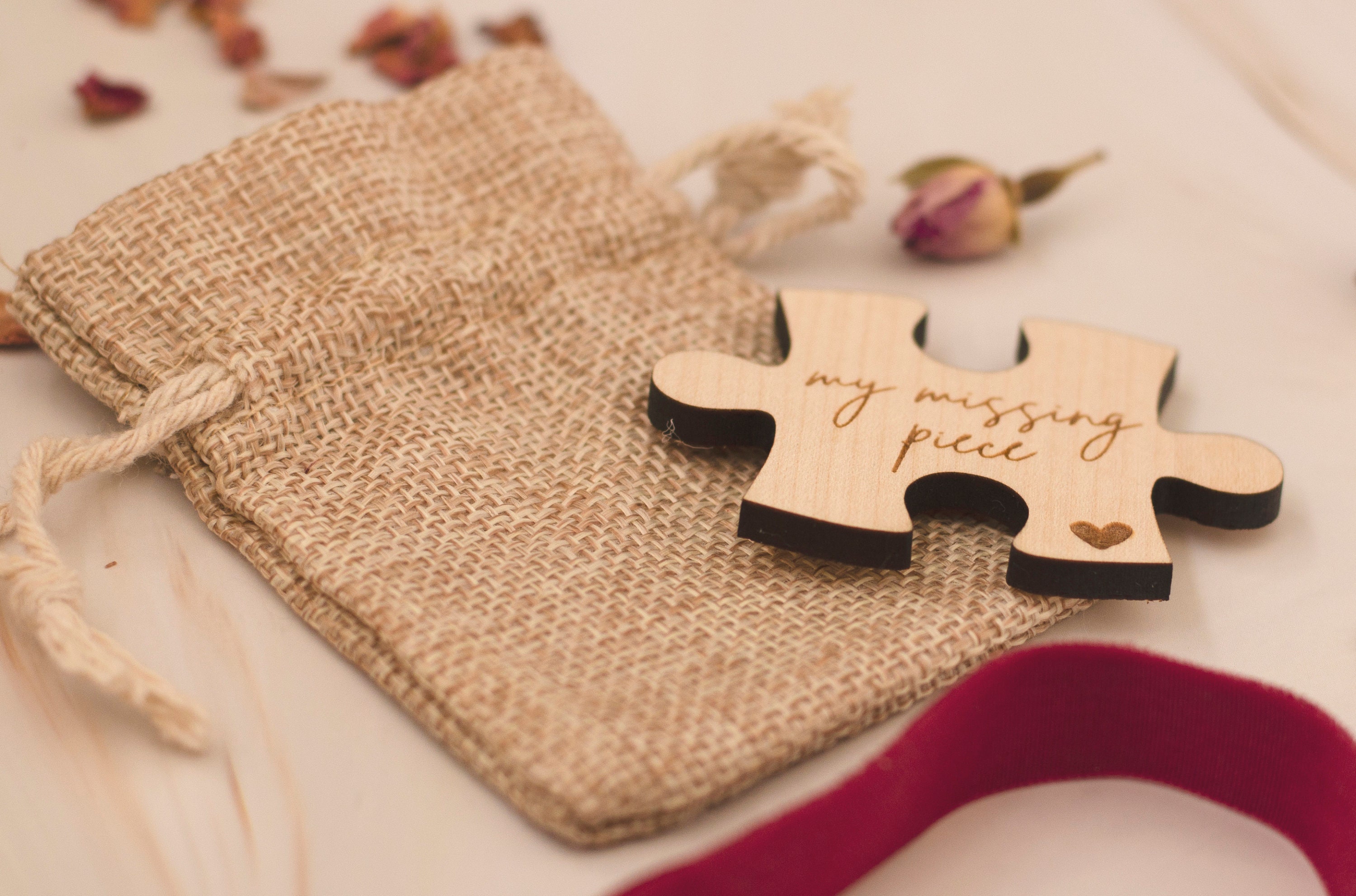 My Missing Piece Romantic Valentines Love Gift Keepsake For Him Her