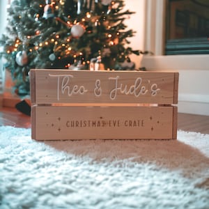 Personalised Christmas Eve Crate Box Treats