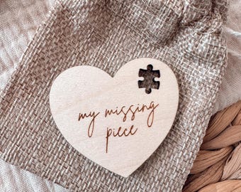 My Missing Piece Romantic Valentines Love Gift Keepsake For Him Her