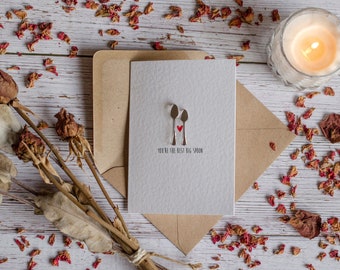 You&#39;re The Best Big Spoon Valentine&#39;s Day Card For Him or Her Spooning