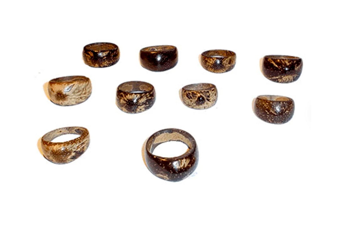 Anillos de coco Etsy Espa a