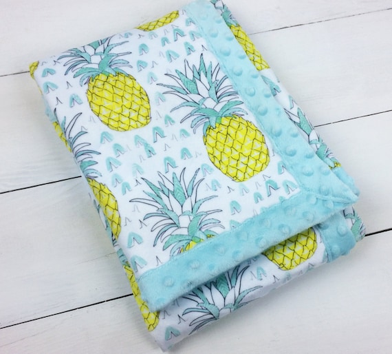 pineapple baby blanket