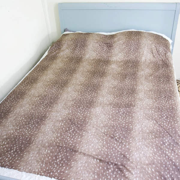 Deer Skin Blanket Etsy