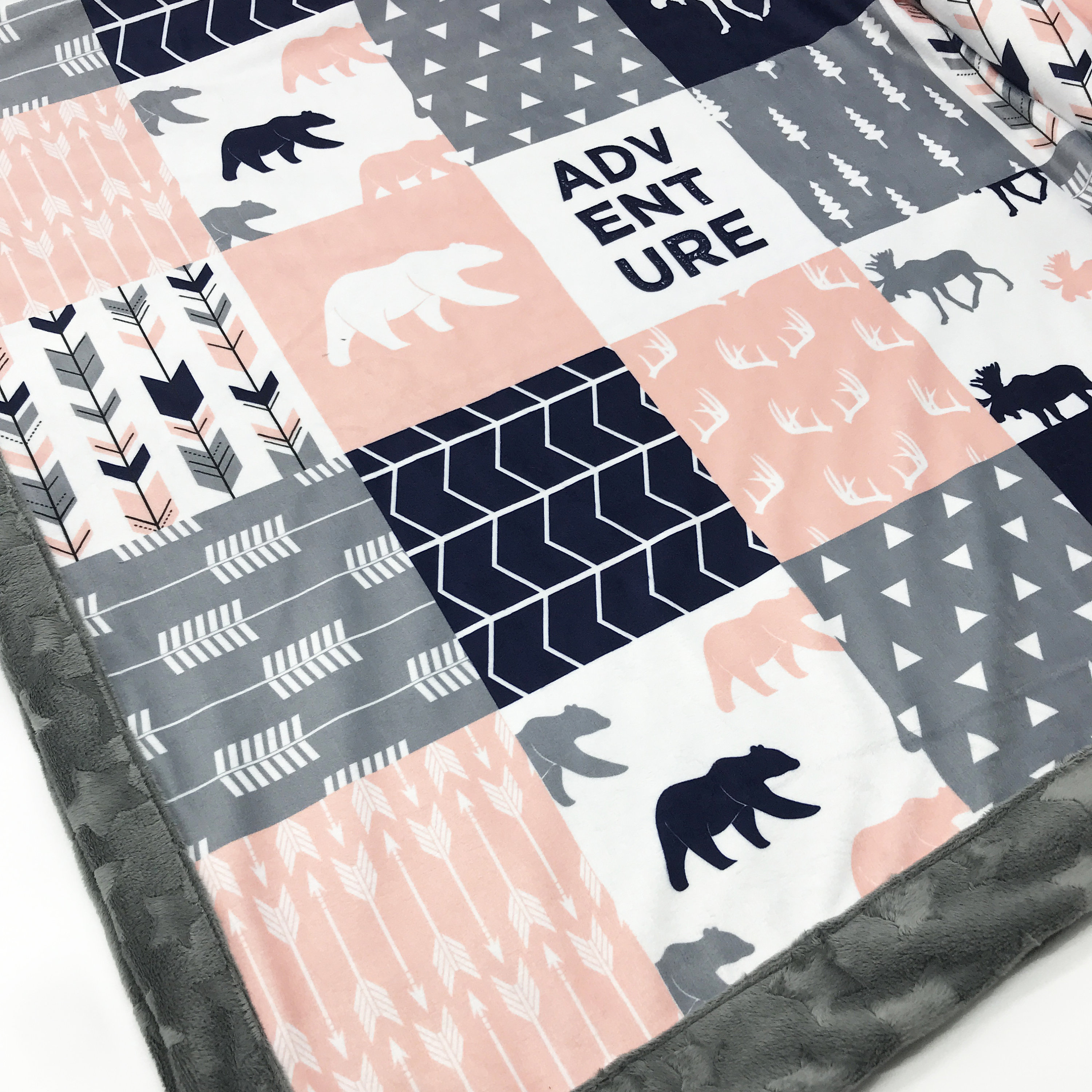 ベアミンキーベビーブランケット：アドベンチャーベビールーム