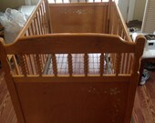 Items Similar To Rare Vintage Edison Little Folks Furniture Crib