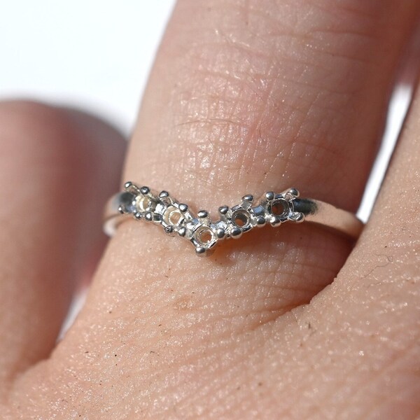 Ring Settings Without Stone Etsy