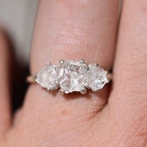 Raw Crystal Ring, Raw Stone Ring, Rings for Women, Stacking Ring, Raw Gemstone Jewelry, Bohemian Ring, Unique  gift for Her, Statement Ring
