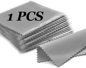 One silver polishing cloth, clean sterling silver,