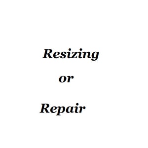 Resizing, repair or complete remake of rings American made