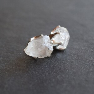 Raw Diamond Earrings, Rough Diamond Earring, Natural Diamond Earring, Wedding Earrings, Bridal Studs, Mothers Day Earrings, Hippy Boho Studs