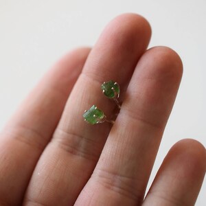 Emerald Earrings, Raw Emerald Earrings, Gemstone Earrings, Natural Emeralds, Emerald Studs, Bridal Earrings, Hippy Earrings, Emerald Studs