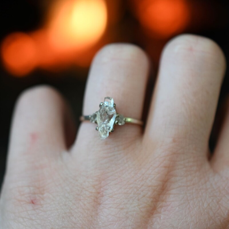 Rustic Gold Rings - Etsy