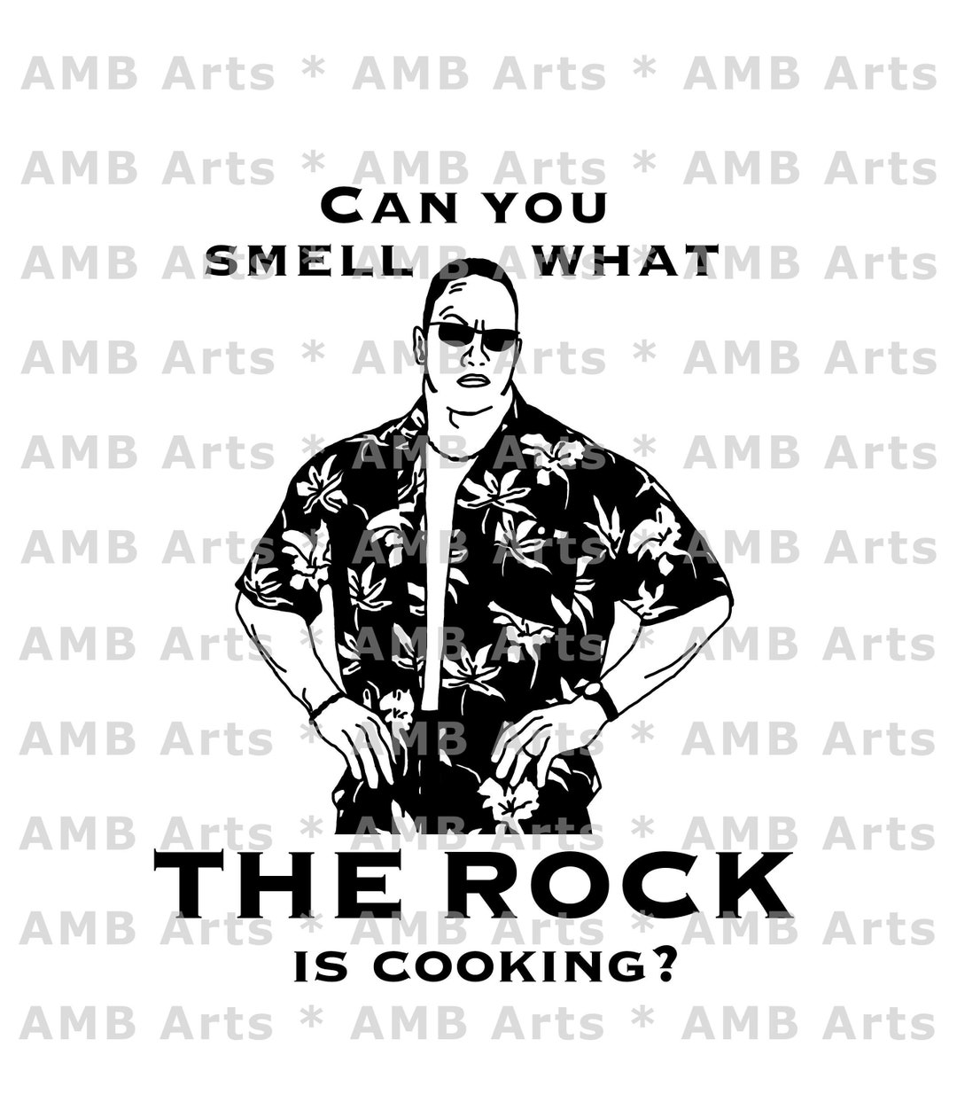 The Rock SVG/PNG Digital Download can You Smell What the Rock is