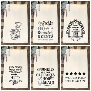 Funny Paper Guest Towels Etsy
