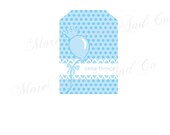 Prince Birthday Tags 1st Birthday Tags DIY Baby Boy Shower Tags Digital Download