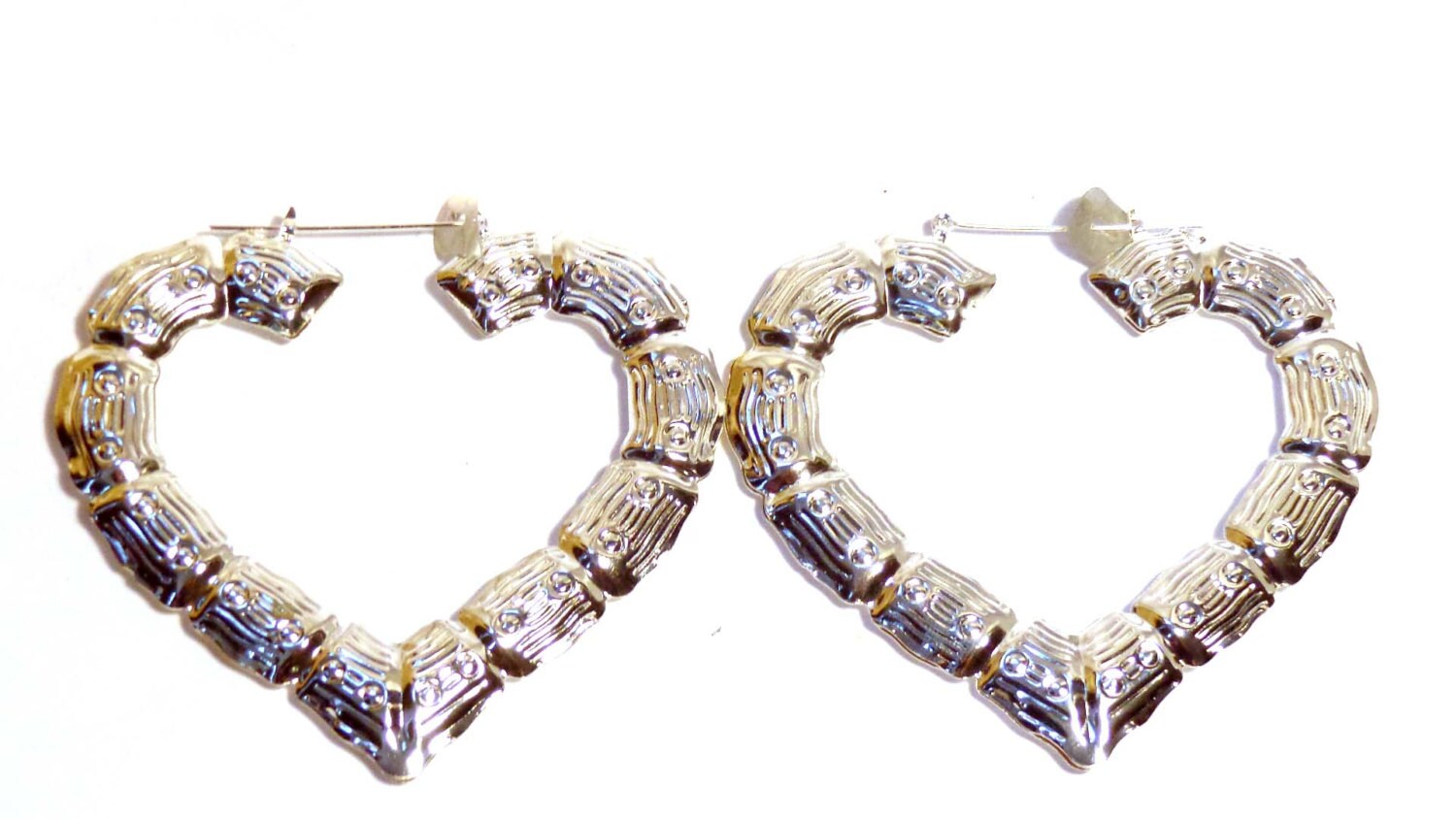 Bamboo heart shop earrings forever 21