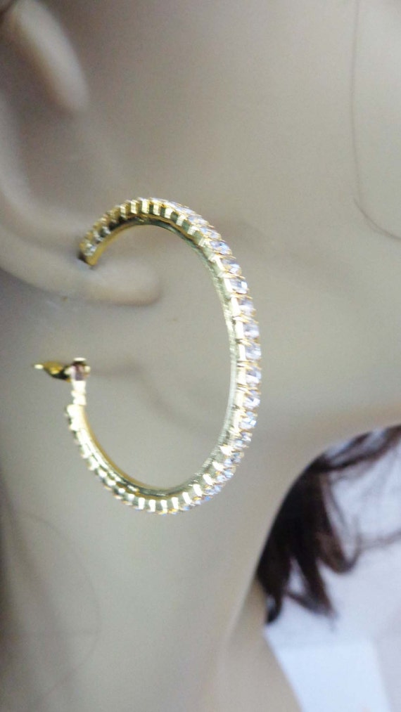 Large 1.75 Inch Silver Hoops Big Hammered Sterling Silver - Etsy | Large  silver hoop earrings, Minimalist earrings gold, Handmade hoop earrings