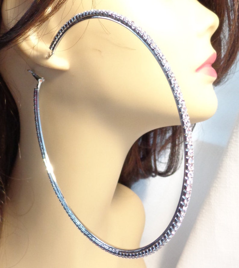 large rhinestone hoops