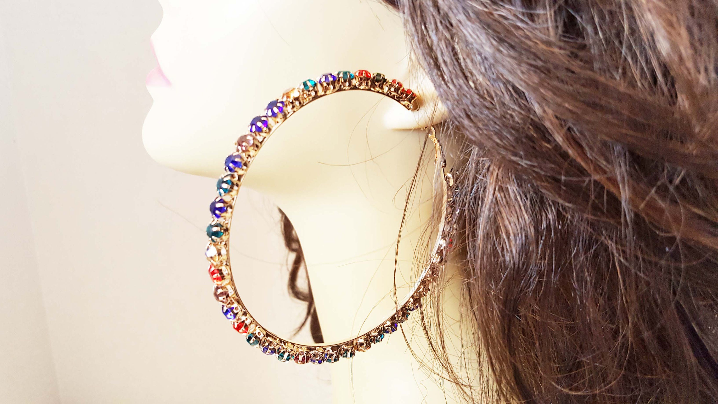 Buy online Multi Colored Metal Hoop Earrings from fashion jewellery for  Women by Odette for ₹1399 at 13% off | 2024 Limeroad.com