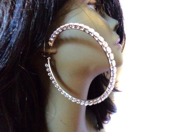 Extra Large Classic Circle Hoop Earrings