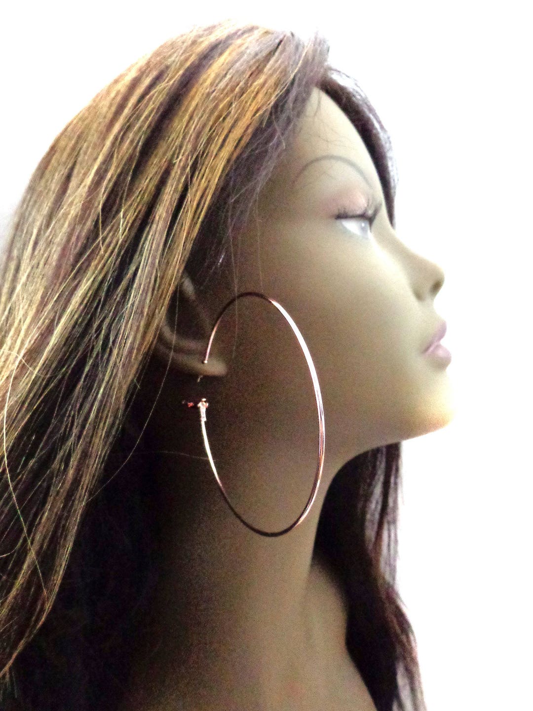 Thin Sterling Silver Hoop Earring In 4 Sizes, One Inch Hoops, 3/4 Inch Hoops, 1 - Foto 9