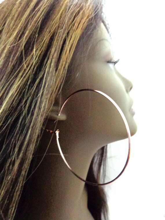 5 inch hoop earrings best sale