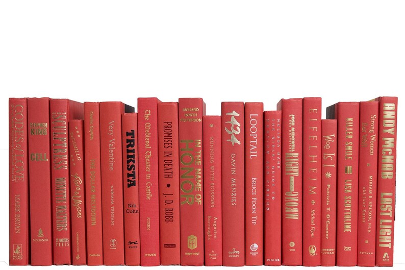 Decorative Books by the Foot, Books for Staging, Shelf of Books