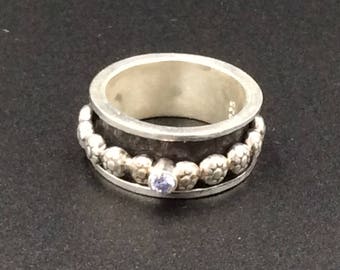 Sterling Silver Spinner Ring